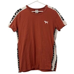 PINK Graphic Tape Logo Short Sleeve